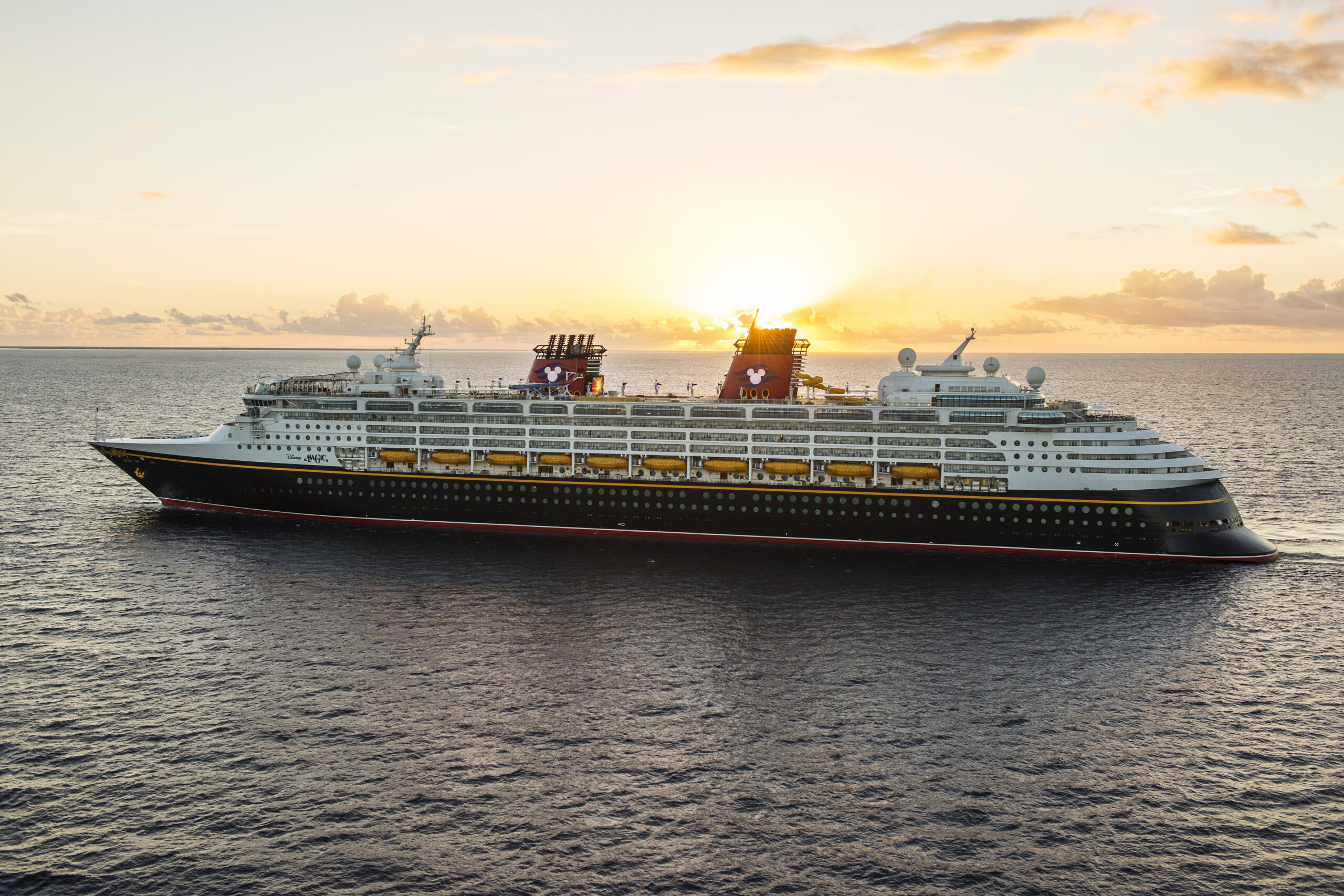 Disney Cruise Line ship at sea