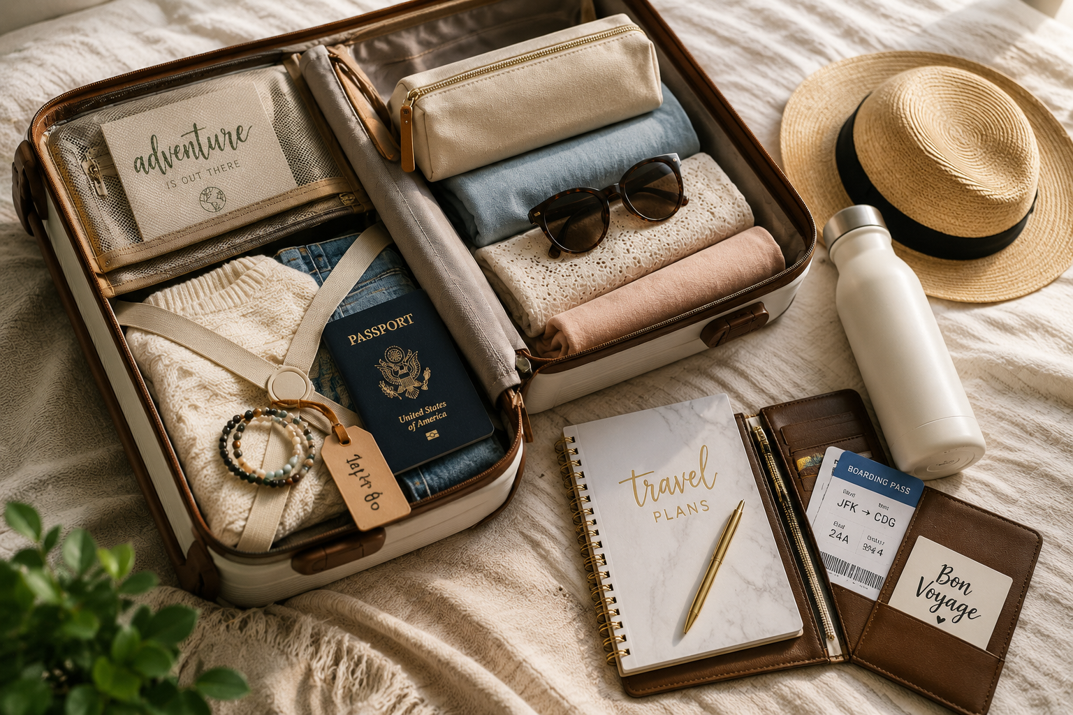Preparing for vacation