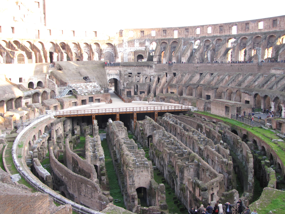 Historic architecture in Rome, Italy